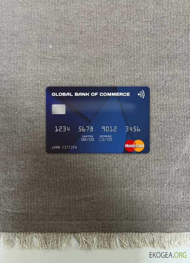 Antigua , et , Barbuda Global Bank of Commerce mastercard photolook recto